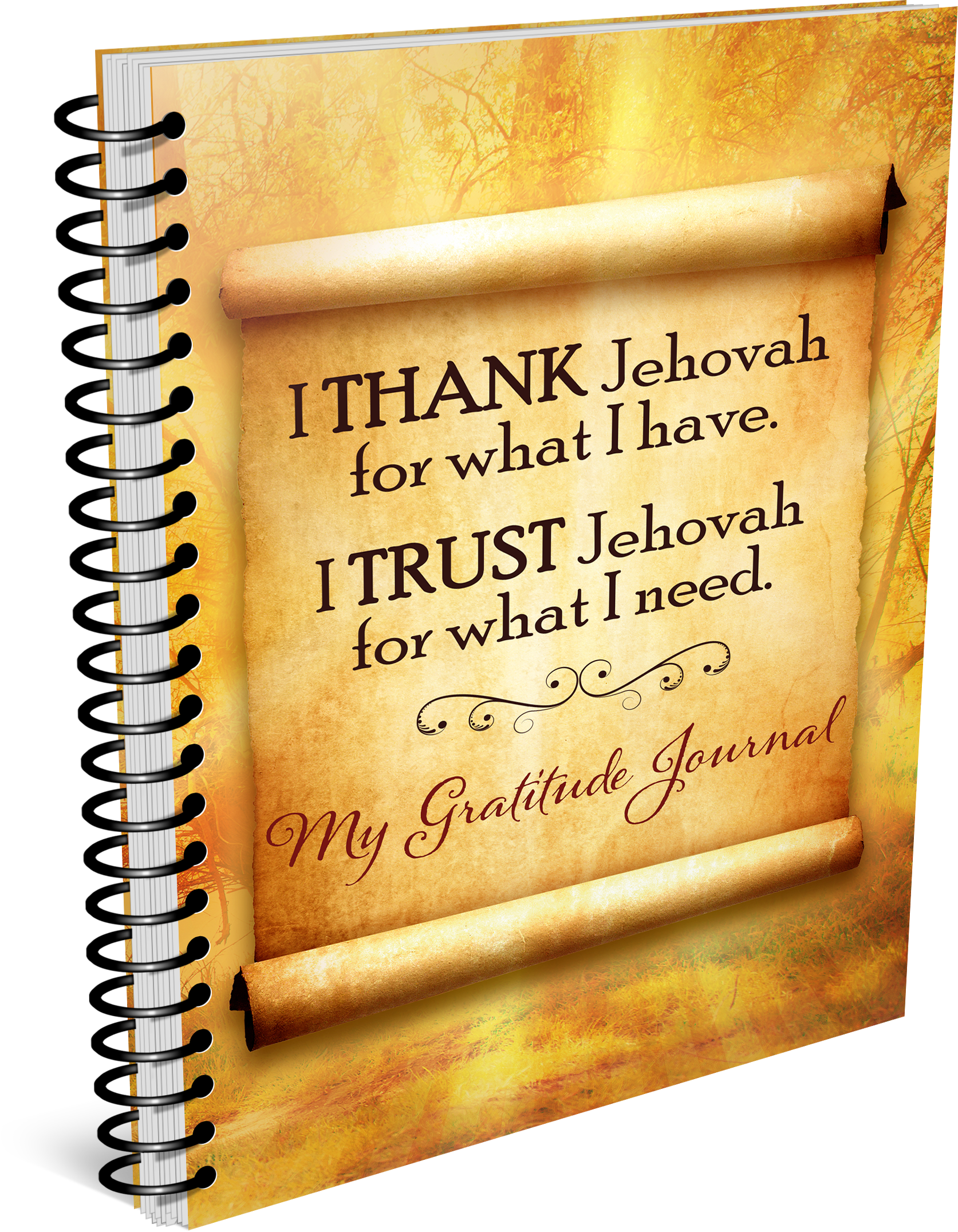 Thank Jehovah Gratitude Journal cover
